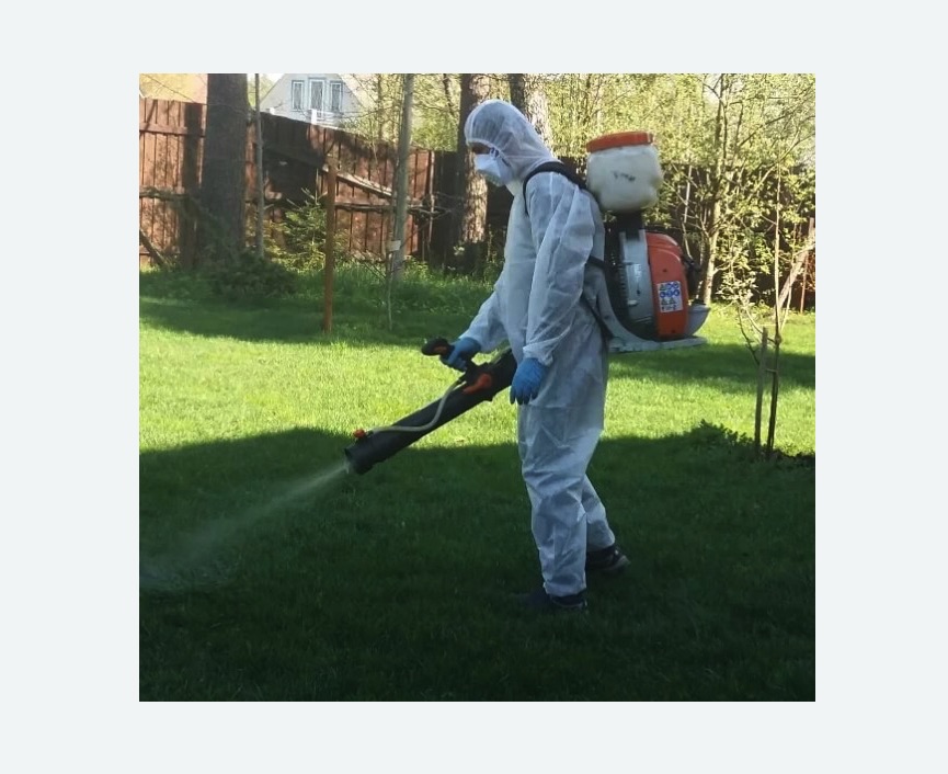 Обработка территории от клещей Обработка территории от клещей в Котово